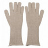 Guanti da uomo con guanto in seta e cashmere avorio - 9-M
