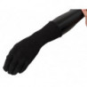 Guanti da uomo con guanto in seta e cashmere nero - 9-M