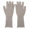 Guanti da uomo con guanti in cashmere grigio chiaro - 9-M