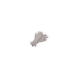 Guanti da uomo con guanti in cashmere grigio chiaro - 9-M