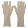 Guanti da uomo con guanti in maglia di cashmere bianco - 9-M