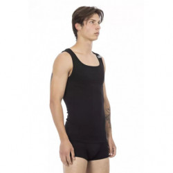 Maglietta in cotone nero - XXL