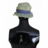 Cappello da pescatore in paglia di cotone multicolor - 57 CM-S