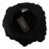 Cappello a tesa larga in cotone nero - 57 CM-S