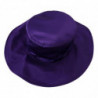 Cappello a cilindro elasticizzato in seta viola - 57 CM-S