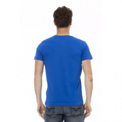 Maglietta in cotone blu - 3XL