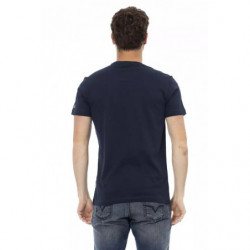 Maglietta in cotone blu - 3XL