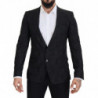 Blazer MARTINI monopetto jacquard floreale nero - IT48 - M