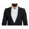 Blazer MARTINI monopetto jacquard floreale nero - IT48 - M