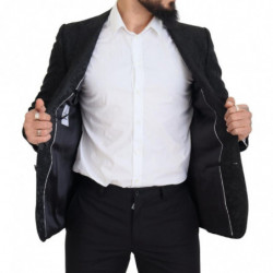 Blazer MARTINI monopetto jacquard floreale nero - IT48 - M