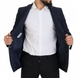 Blazer MARTINI monopetto in lana Blu Scuro - IT48 - M