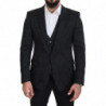 Abito MARTINI 2 pezzi in broccato floreale nero - IT50 - L