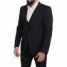 Abito MARTINI 2 pezzi in broccato floreale nero - IT50 - L