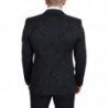 Abito MARTINI 2 pezzi in broccato floreale nero - IT50 - L
