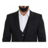 Abito MARTINI 2 pezzi in broccato floreale nero - IT50 - L