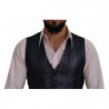 Gilet formale con gilet in poliestere multicolore - IT48 - M