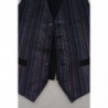 Gilet formale con gilet in poliestere multicolore - IT48 - M