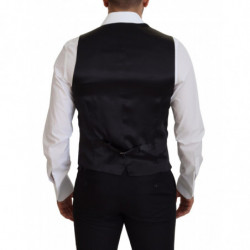 Gilet formale in lana vergine nera - IT50 - L