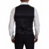 Gilet formale in lana vergine nera - IT50 - L