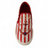 Mocassini con borchie con ancoraggio bianco rosso - EU38/US7.5