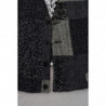 Gilet corto in lana patchwork multicolor - 48 - M