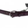 Cintura in pelle viola con logo - 95 CM / 38 INCHES