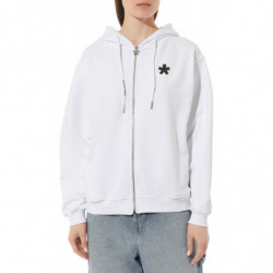 Maglione in cotone bianco - S