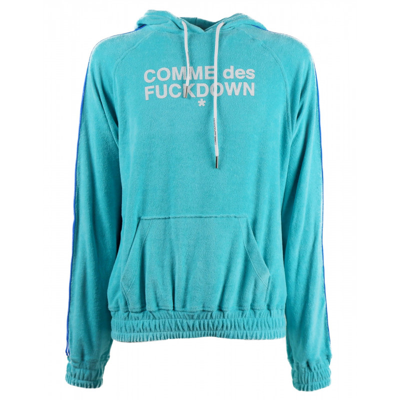Maglione in cotone azzurro - L