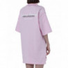 Abito in cotone rosa - L
