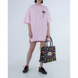 Abito in cotone rosa - L