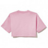 Top e maglietta in cotone rosa - S