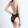 Costume da bagno intero Crystal in nero - IT44 - L