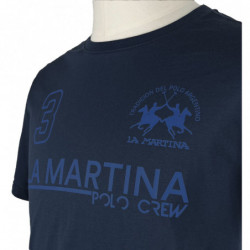 Maglietta in cotone blu - S