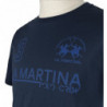 Maglietta in cotone blu - S