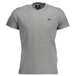 T-shirt in cotone grigio - XXL