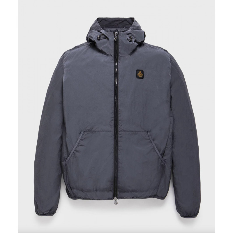 Giacca in nylon grigio - L