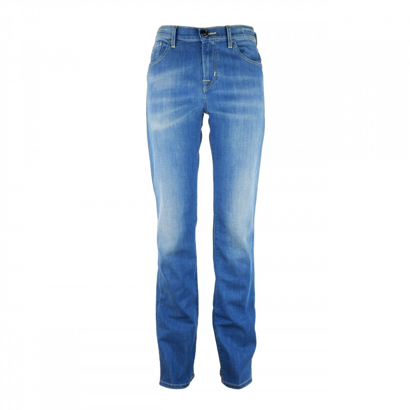 Jeans e pantaloni in cotone blu - W31