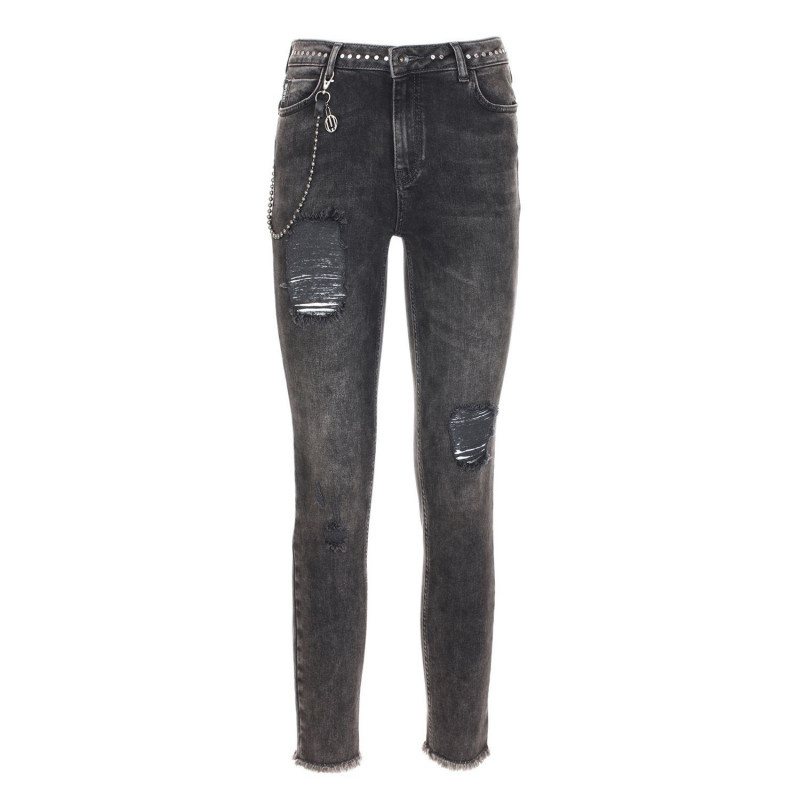 Jeans e pantaloni in cotone nero - W26