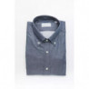 Camicia in cotone blu - L