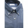 Camicia in cotone blu - L