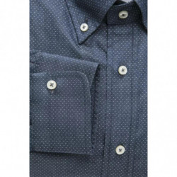 Camicia in cotone blu - L