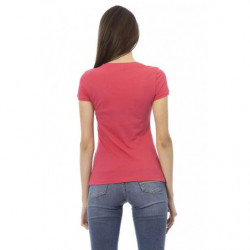 Top e maglietta in cotone rosa - XL