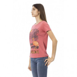 Top e maglietta in cotone rosa - XXL