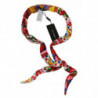 Cintura avvolgente motivo Carretto Rose cotone seta multicolor - IT