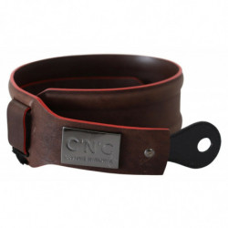 Cintura in vera pelle marrone scuro - 70 CM / 28 INCHES