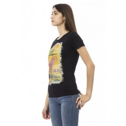 Top e maglietta in cotone nero - XL