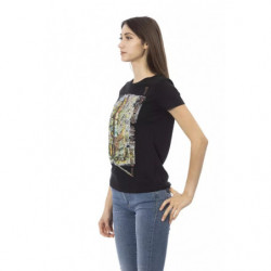 Top e maglietta in cotone nero - XL