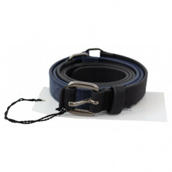 Cintura con logo argento in...