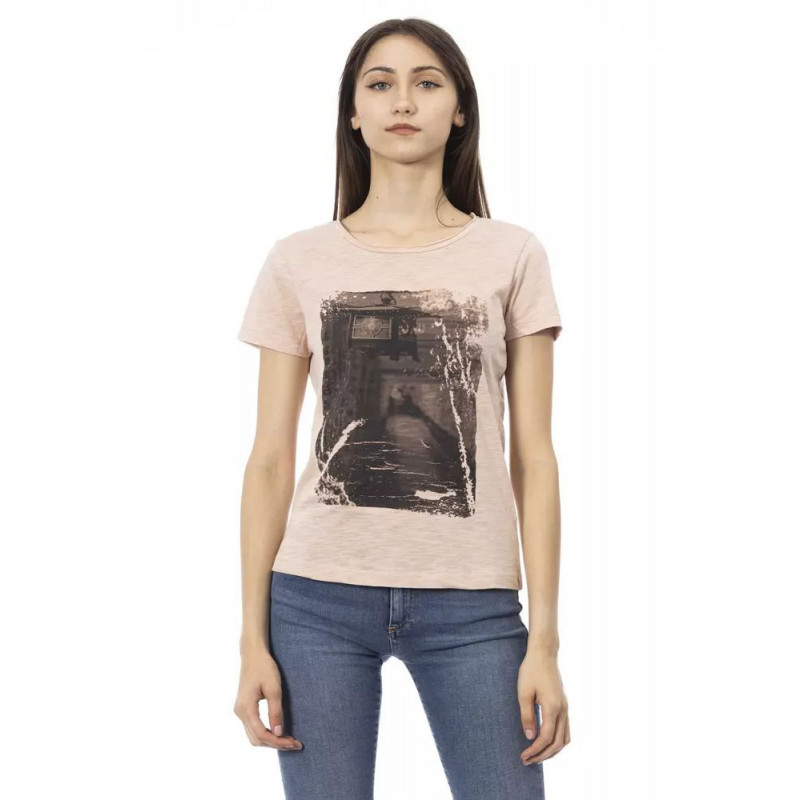 Top e maglietta in cotone rosa - XXL