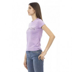 Top e maglietta in cotone viola - L